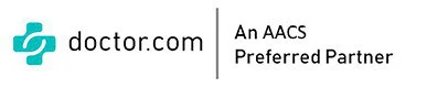 doctor.com and AACS partnership banner.