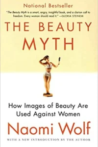 Cover of the book "The Beauty Myth" by Naomi Wolf.