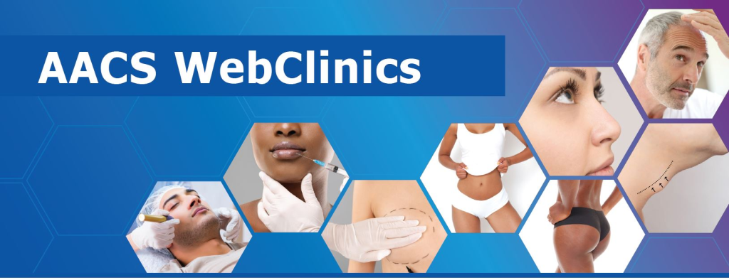 AACS Web Clinics banner.